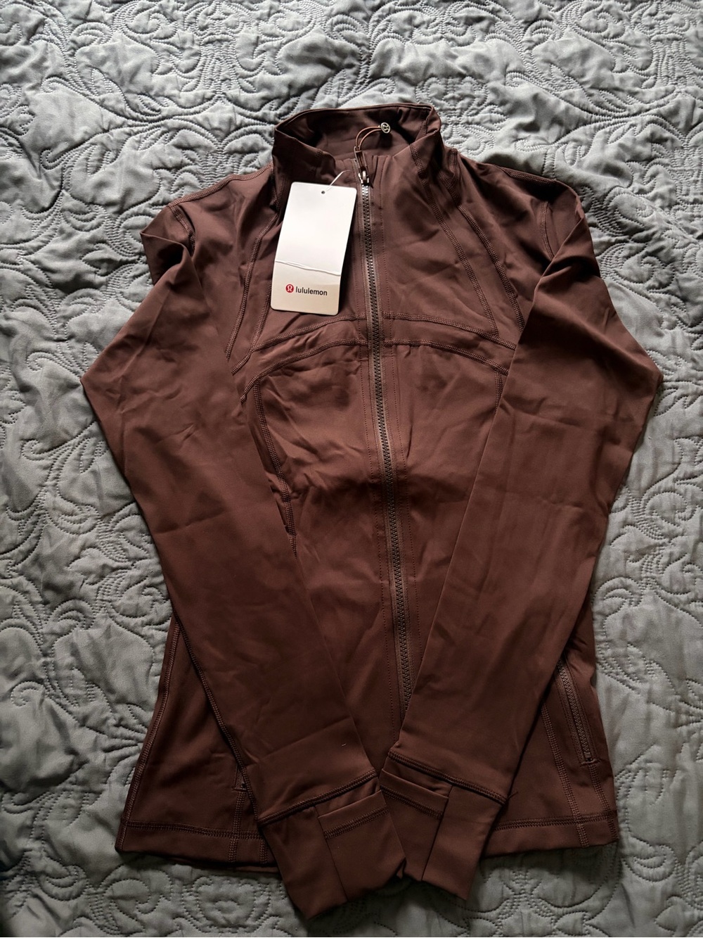 lululemon define jacket in brown